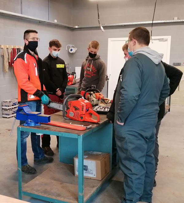 A la découverte du nouvel atelier pédagogique paysager & forestier du Lycée et de l’UFA de Bavay !